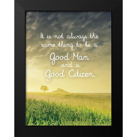 Quote 9 Black Modern Wood Framed Art Print by Nobleworks, Inc.