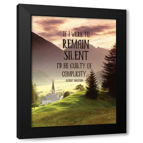 Quote 10 Black Modern Wood Framed Art Print by Nobleworks, Inc.