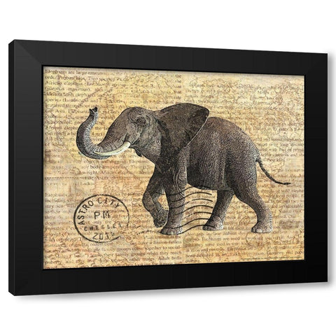 Truck 3 Black Modern Wood Framed Art Print with Double Matting by Nobleworks, Inc.