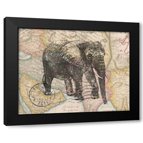 Trunk 4 Black Modern Wood Framed Art Print by Nobleworks, Inc.