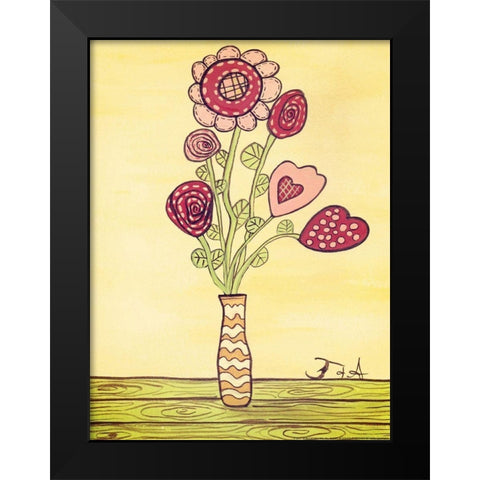 Kids Pix 2 Black Modern Wood Framed Art Print by Nobleworks, Inc.