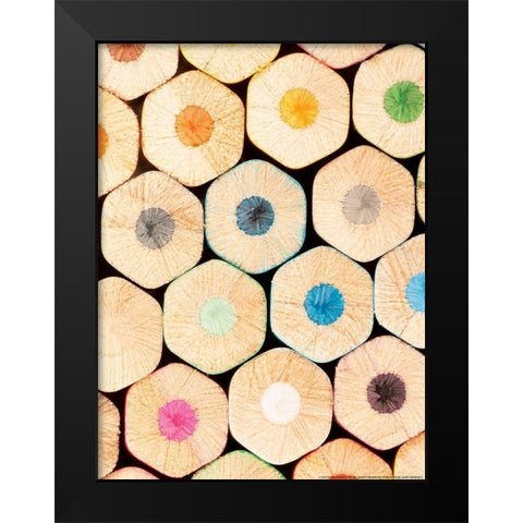 Pencil 1 Black Modern Wood Framed Art Print by Nobleworks, Inc.