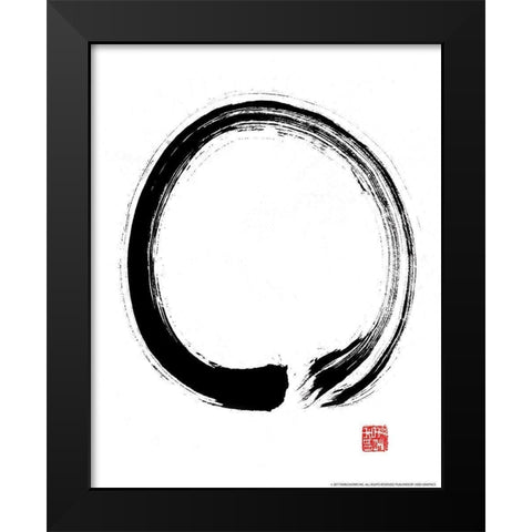 Zen 1 Black Modern Wood Framed Art Print by Nobleworks, Inc.