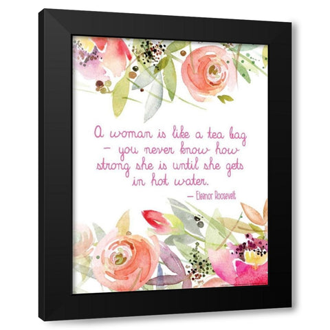 Inspired 8 Black Modern Wood Framed Art Print with Double Matting by Nobleworks, Inc.