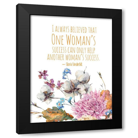 Inspired 9 Black Modern Wood Framed Art Print by Nobleworks, Inc.