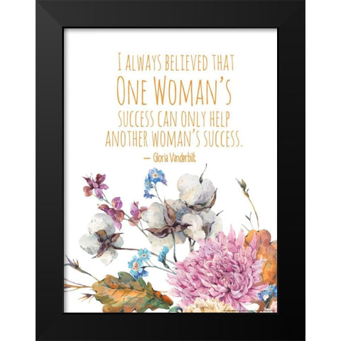 Inspired 9 Black Modern Wood Framed Art Print by Nobleworks, Inc.