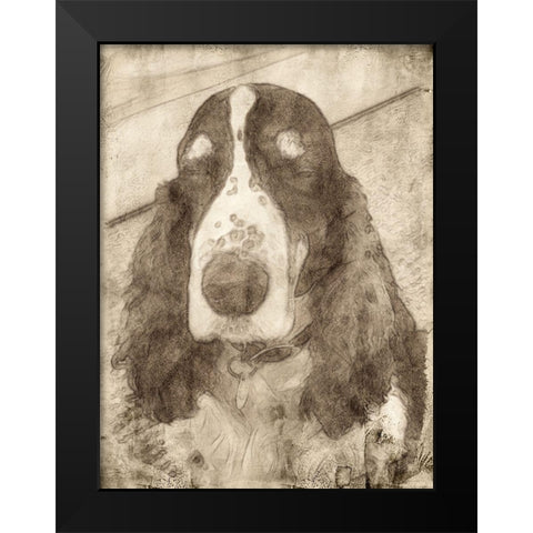 Dexter Black Modern Wood Framed Art Print by Segal, Alan