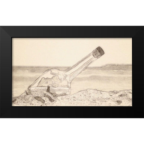 Looking For You Black Modern Wood Framed Art Print by Segal, Alan