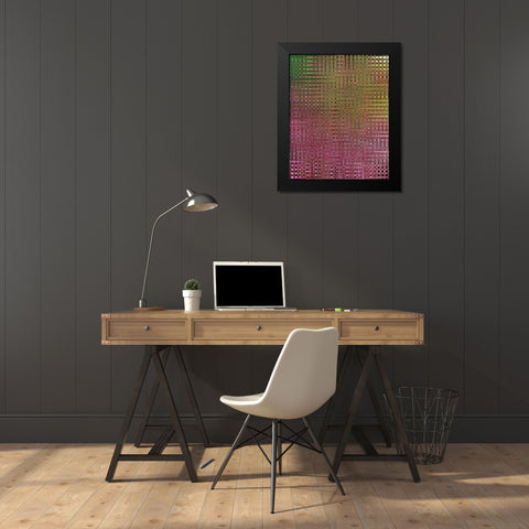 Patterns #2 Black Modern Wood Framed Art Print by Khilnani, Rajiv