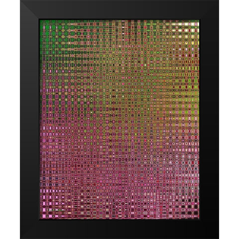 Patterns #2 Black Modern Wood Framed Art Print by Khilnani, Rajiv