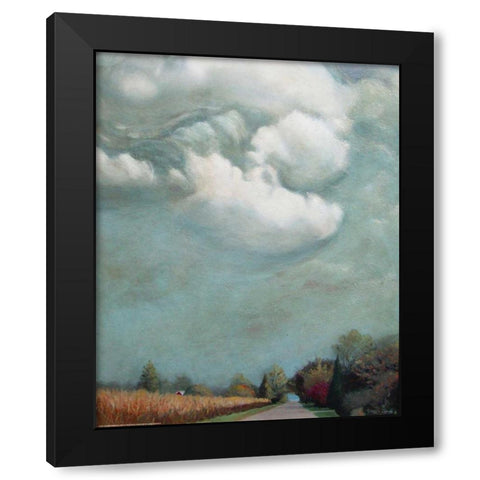 Beach Lane Wainscott Beach Black Modern Wood Framed Art Print by Romm, Steven