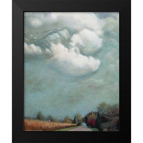 Beach Lane Wainscott Beach Black Modern Wood Framed Art Print by Romm, Steven