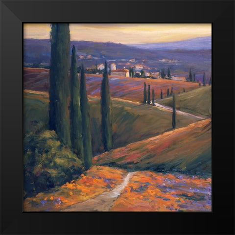 Afternoon 1 Black Modern Wood Framed Art Print by Stevens, Allayn