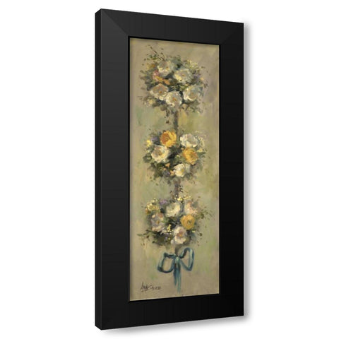 Topiary Bouquet 1 Black Modern Wood Framed Art Print by Stevens, Allayn