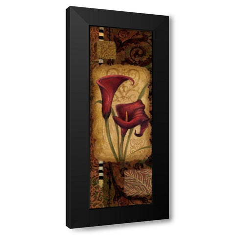 Red Lily One Black Modern Wood Framed Art Print by Eisner, Viv