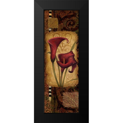 Red Lily One Black Modern Wood Framed Art Print by Eisner, Viv