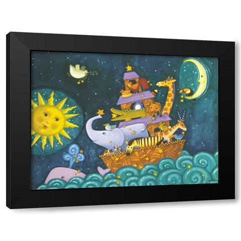 Ark 3 Starry Ark Black Modern Wood Framed Art Print by Eisner, Viv