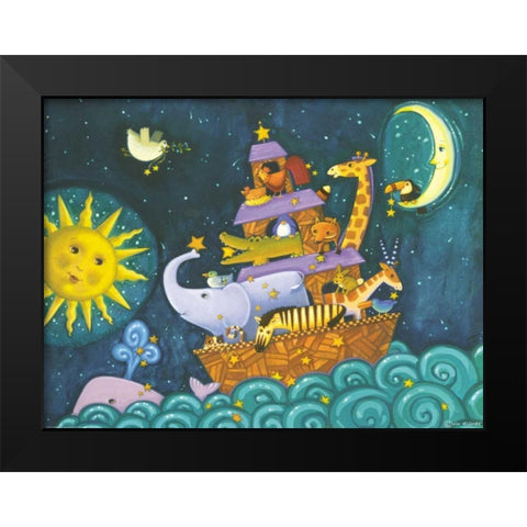 Ark 3 Starry Ark Black Modern Wood Framed Art Print by Eisner, Viv