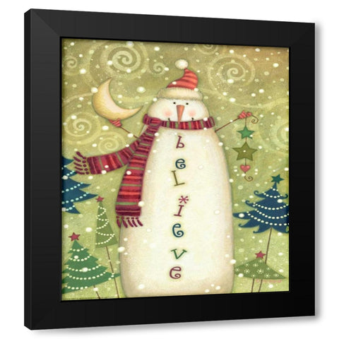 Believe 1 Nb Black Modern Wood Framed Art Print with Double Matting by Eisner, Viv