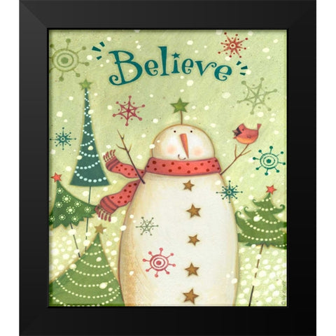 Believe 2 Nb Black Modern Wood Framed Art Print by Eisner, Viv