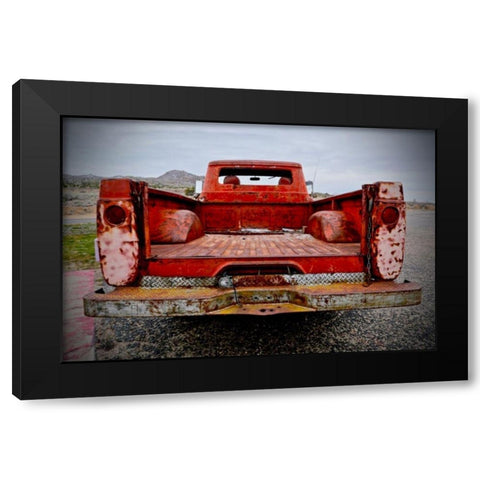 Back End Black Modern Wood Framed Art Print by Vizvary, Susan