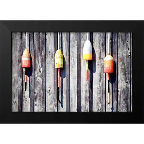 Church With Clouds Black Modern Wood Framed Art Print by Vizvary, Susan