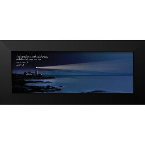 Nightwatch Black Modern Wood Framed Art Print by Wiewandt, Thomas