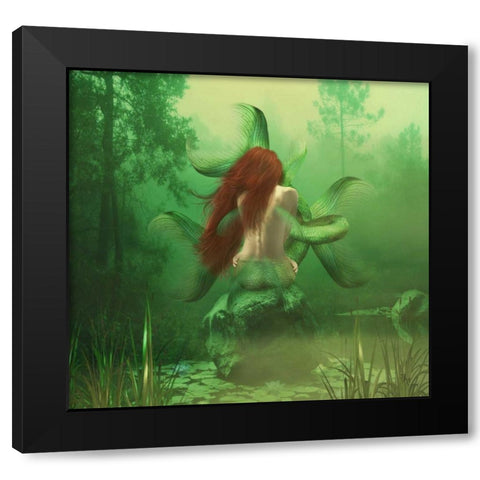 Unique Black Modern Wood Framed Art Print by Babette