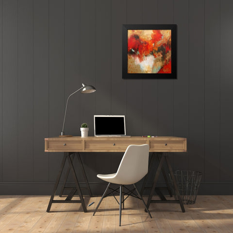 Angel Black Modern Wood Framed Art Print by Herrera, Leticia