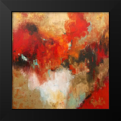 Angel Black Modern Wood Framed Art Print by Herrera, Leticia