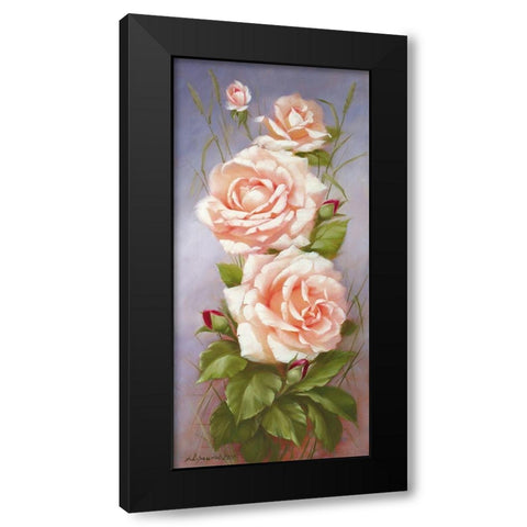 Spring Beauty II Black Modern Wood Framed Art Print by Dvoretskiy, Petrovich