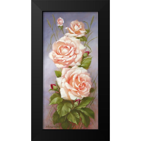 Spring Beauty II Black Modern Wood Framed Art Print by Dvoretskiy, Petrovich