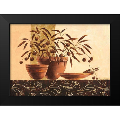 Volterra Black Modern Wood Framed Art Print by Ancilotti, Claudia