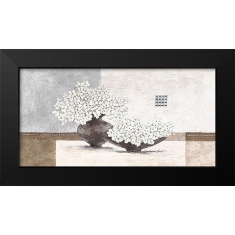 Diamonds and Pearls Black Modern Wood Framed Art Print by Ancilotti, Claudia