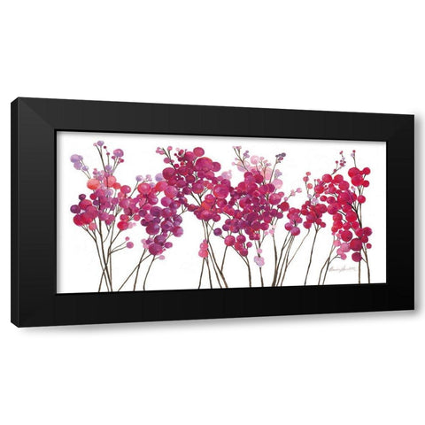 Valentine Black Modern Wood Framed Art Print with Double Matting by Ancilotti, Claudia