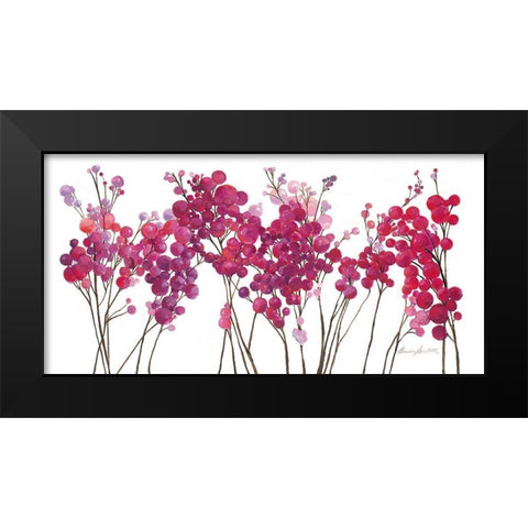Valentine Black Modern Wood Framed Art Print by Ancilotti, Claudia