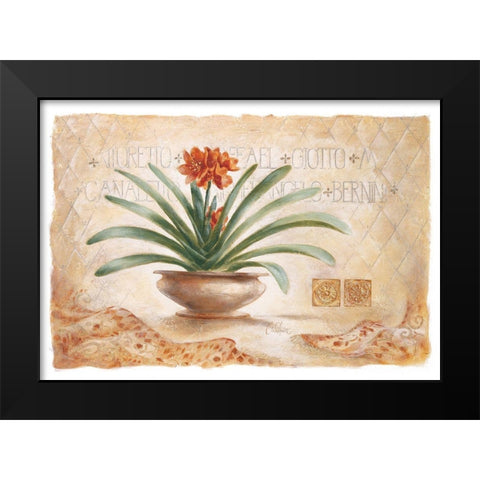 Giotto Black Modern Wood Framed Art Print by Ancilotti, Claudia