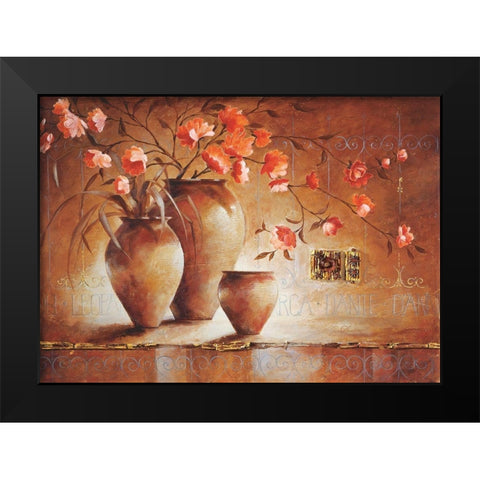 Dante Black Modern Wood Framed Art Print by Ancilotti, Claudia