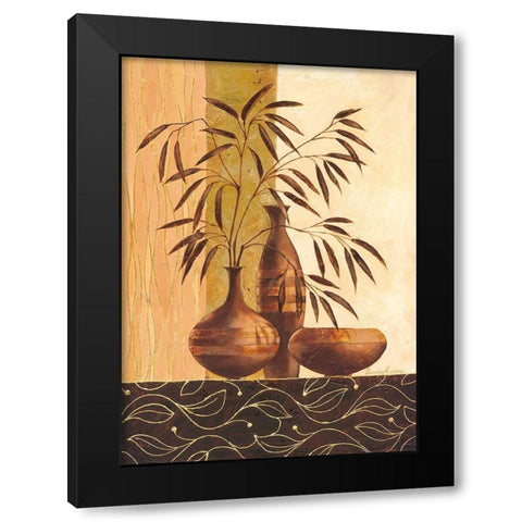 Carrara Black Modern Wood Framed Art Print with Double Matting by Ancilotti, Claudia
