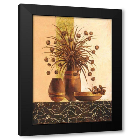 Montisoni Black Modern Wood Framed Art Print with Double Matting by Ancilotti, Claudia