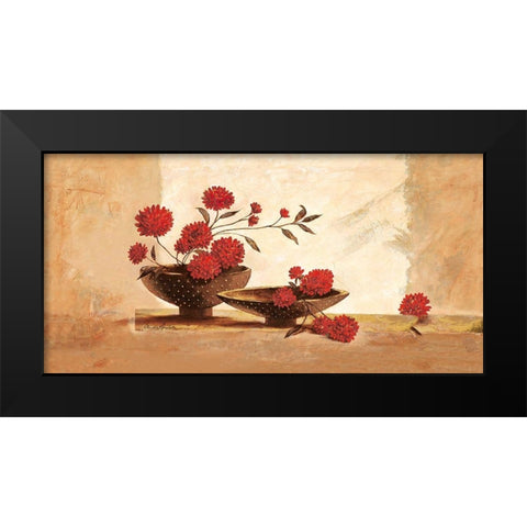 Barbados Black Modern Wood Framed Art Print by Ancilotti, Claudia