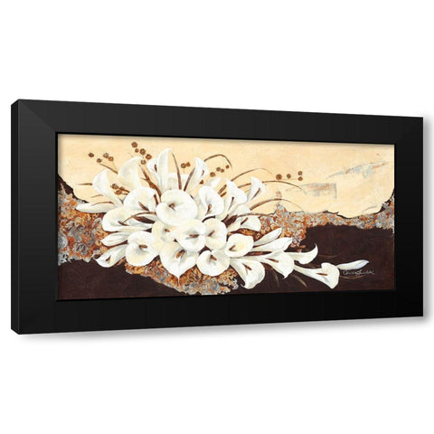Arabesque Black Modern Wood Framed Art Print by Ancilotti, Claudia