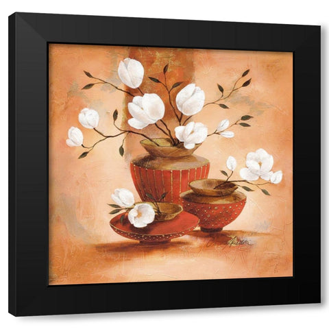 Marella Black Modern Wood Framed Art Print by Ancilotti, Claudia
