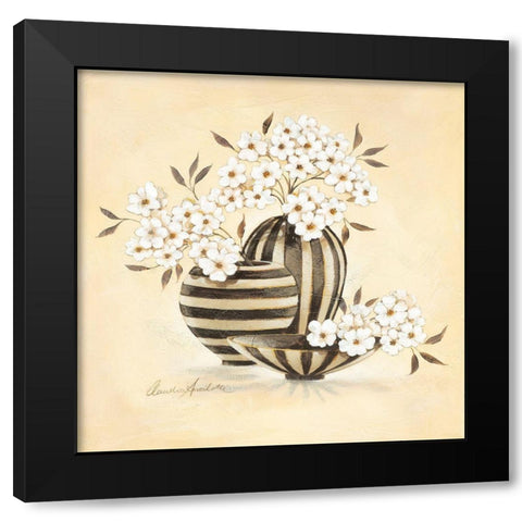 Taormina Black Modern Wood Framed Art Print with Double Matting by Ancilotti, Claudia