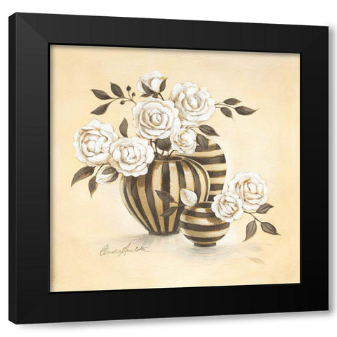 Palermo Black Modern Wood Framed Art Print with Double Matting by Ancilotti, Claudia