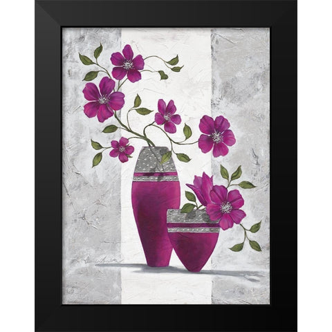 Jasmina Black Modern Wood Framed Art Print by Ancilotti, Claudia