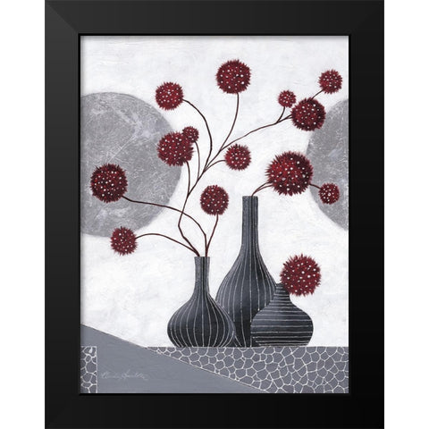 Spitit II Black Modern Wood Framed Art Print by Ancilotti, Claudia