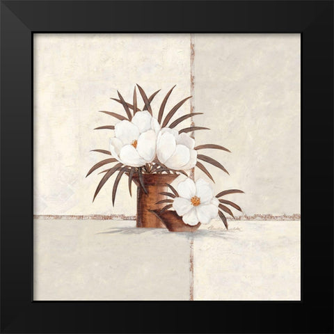Full Bloom Black Modern Wood Framed Art Print by Ancilotti, Claudia