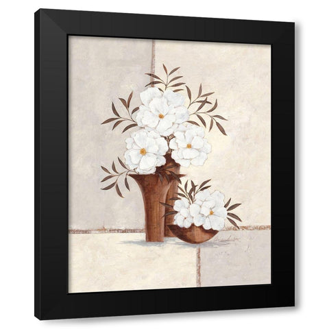 Vintage Style Black Modern Wood Framed Art Print with Double Matting by Ancilotti, Claudia