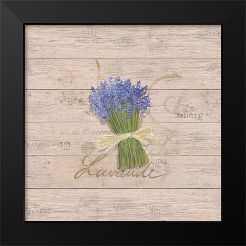 Lavande Black Modern Wood Framed Art Print by Ancilotti, Claudia